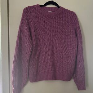 a new day Women's Lavender Crew Neck Sweater